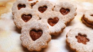 Cukormentes linzer teljes kiőrlésű lisztből