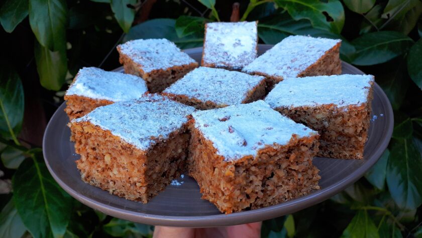 Cukormentes almás kevert süti recept